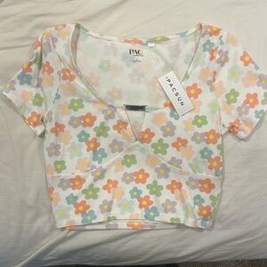 Pacsun cropped shirt